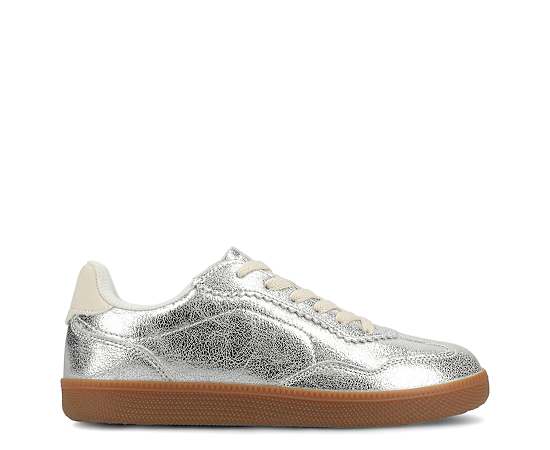 Journee Collection Lummie Womens Sneakers, 9 Medium, Silver