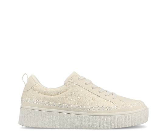 Journee Collection Pazey Womens Sneakers, 7 Medium, Beige
