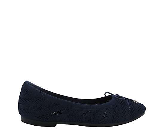 WOMENS CLARET FLAT