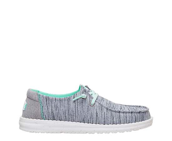 WOMENS WENDY HEATHERED JERSEY SLIP ON SNEAKER