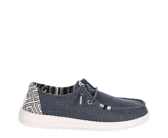 WOMENS WENDY TEXTURED KNIT SLIP ON SNEAKER