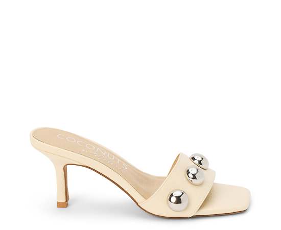 Coconuts by Matisse Heel with Ornament Detail - Theo - Ivory/Off White - Size 11