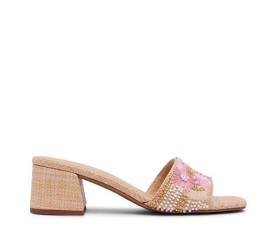 WOMENS SUNFLOWER SLIDE SANDAL