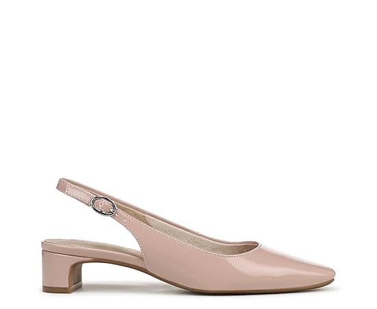 LifeStride Women's Lorena Pointed Toe Slingback Pumps - True Blush