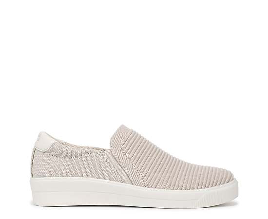 Ryka Women's Viv Ease Knit Court Inspired Slip On Sneakers - French Beige Knit
