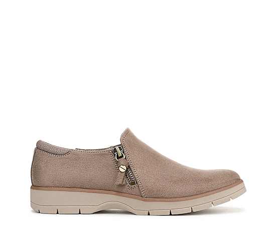 Dr. Scholl's Women's Nice Day Now Shootie Boots Taupe Fabric DRSCH Microfiber 7.5 M