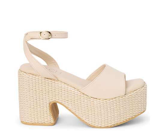 BEACH by Matisse Womens Arden Heeled Sandals, 9 Medium, Yellow