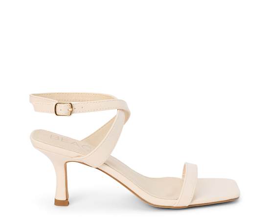 BEACH by Matisse Womens Breeze Heeled Sandals, 9 Medium, White