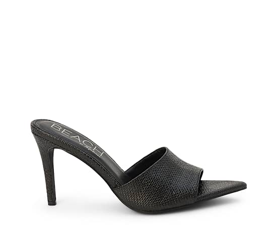 BEACH by Matisse Womens Jupiter Heeled Sandals, 6 Medium, Black