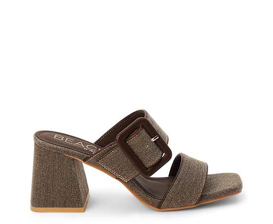 BEACH by Matisse Womens Lucy Heeled Sandals, 9 Medium, Brown