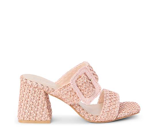BEACH by Matisse Womens Lucy Heeled Sandals, 9 Medium, Pink