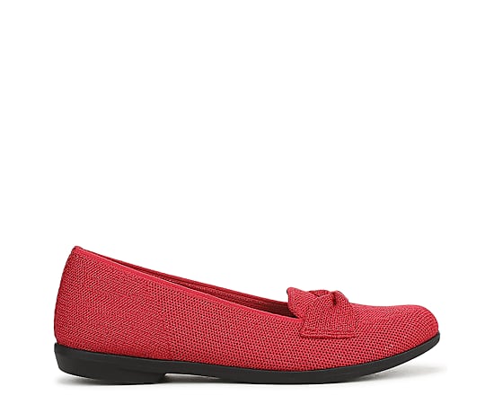 LifeStride with Bzees Technology Slip-On Ballet Flats - Kandi - Red - Size 9