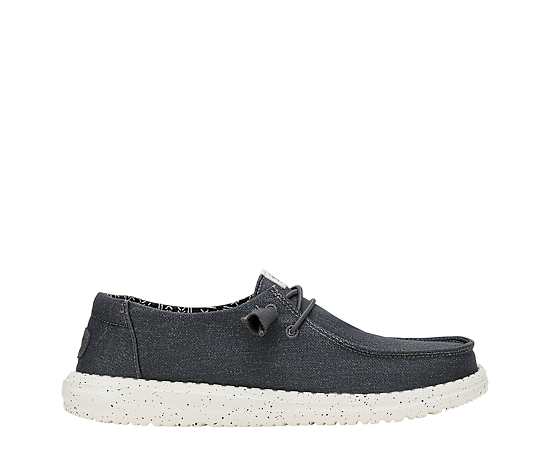 HEYDUDE | Women's Casual | Wendy Stretch Canvas - Black | Size 6