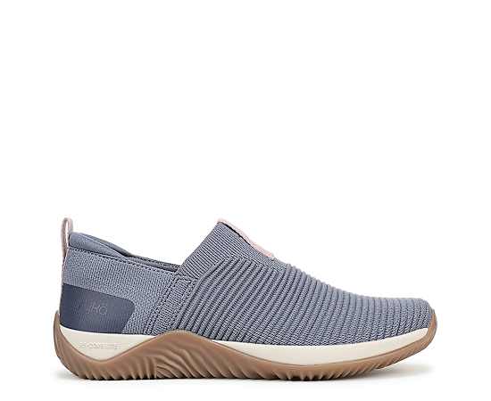 Ryka Echo Knit Slip On Sneakers Flintstone Blue Knit Fabric 11.0 M Lightweight