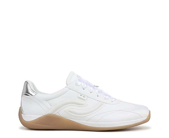 Ryka Women's Era Low Profile Lace Up Sneakers - Brilliant White Fabric