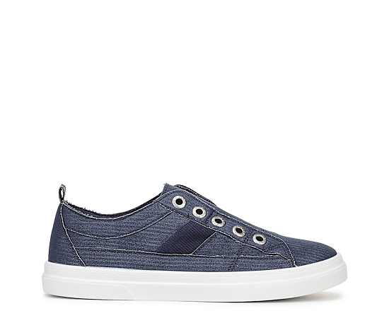 Blowfish Malibu Women's Hangout Slip-On Shoes - Nautical Navy Canvas