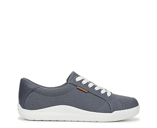 Dr. Scholl's Women's Be Bright Lace-Up Shoes - Oxide Blue Canvas