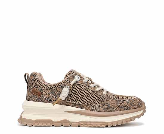 Blowfish Malibu Women's Leotina Slip-On Shoes - Leopard Canvas/Mesh