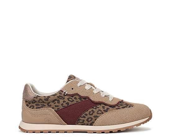 Blowfish Malibu Women's Valley Round Toe Lace Up Sneakers - Scotch Multi Faux Suede