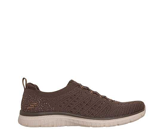 SKECHERS-WOMENS VIRTUE COPPER DREAM SLIP ON SNEAKER