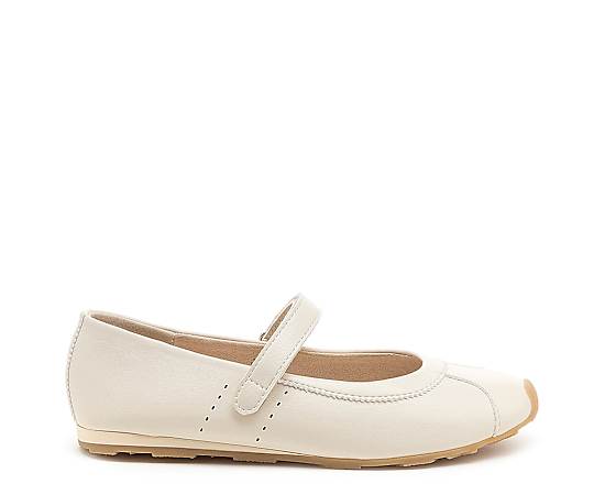 Dally Off-white Mary Jane Flat