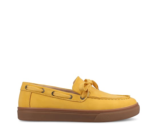 Journee Collection Annamaria Womens Moc Closed Toe Loafers, 9 1/2 Medium, Orange