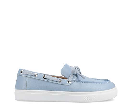 Journee Collection Annamaria Womens Moc Closed Toe Loafers, 9 Medium, Blue