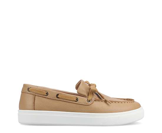 Journee Collection Annamaria Womens Moc Closed Toe Loafers, 7 1/2 Medium, Brown