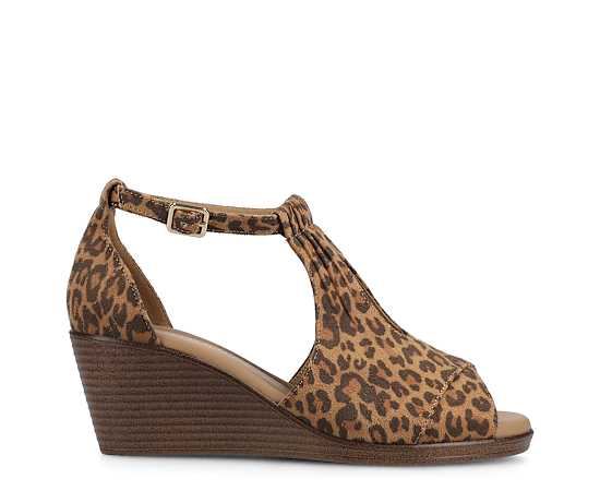 JOURNEE COLLECTION-WOMENS KEDZIE WEDGE SANDAL