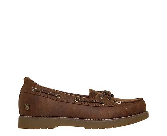 SKECHERS-WOMENS SLIP-INS CHILL LUGS BOAT SHOE