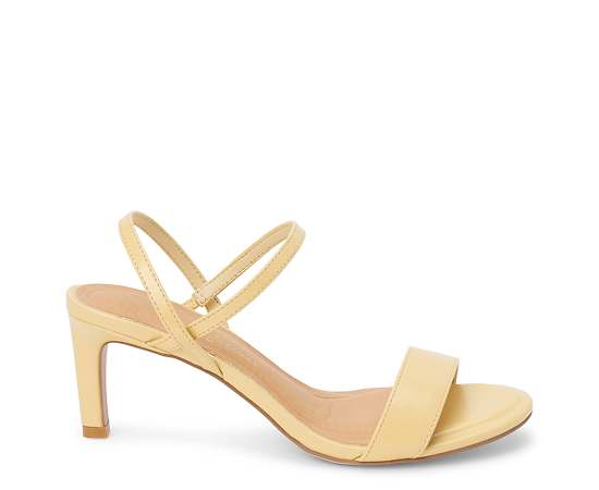 COCONUTS BY Matisse Womens Trinity Heeled Sandals, 7 Medium, Yellow