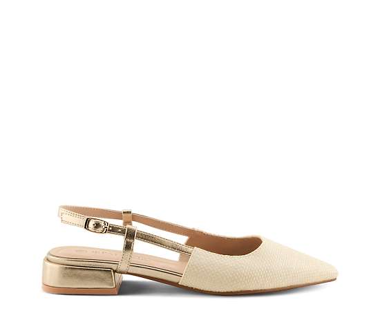 Womens Patrizia Wovenmet Slingback Flats