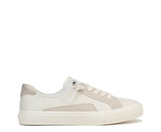 Blowfish Malibu Women's Martina Too Lace Up Platform Sneakers - Cream Faux Leather