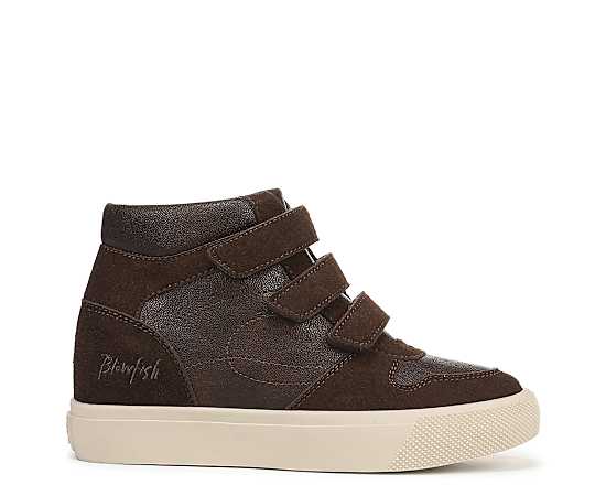 Blowfish Malibu Women's Zest Round Toe Sneakers - Espresso Brown Faux Suede