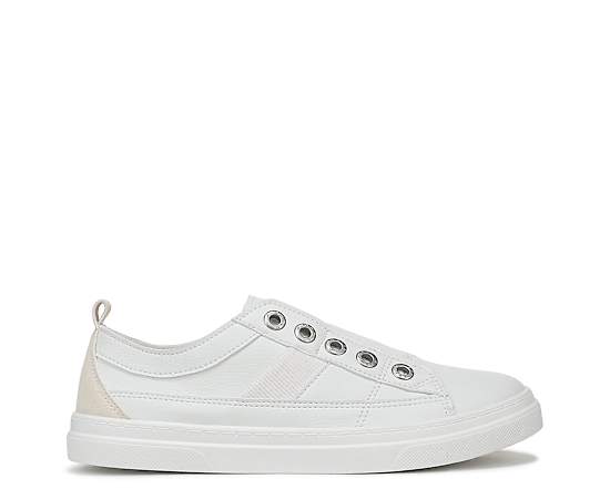 Blowfish Malibu Women's Hangout Slip-On Shoes - White Faux Leather