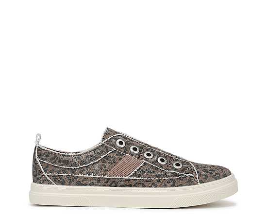Blowfish Malibu Women's Hangout Slip-On Shoes - Leopard Print Faux Suede