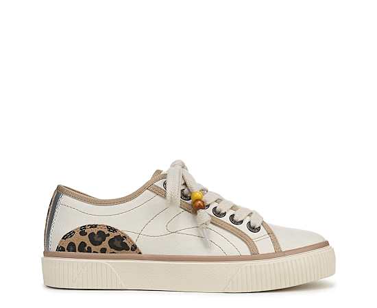 Blowfish Malibu Women's Azure Lace-Up Sneakers - Gold Leopard Faux Leather