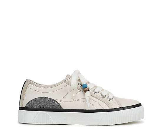 Blowfish Malibu Women's Azure Lace-Up Sneakers - White Sand Faux Leather