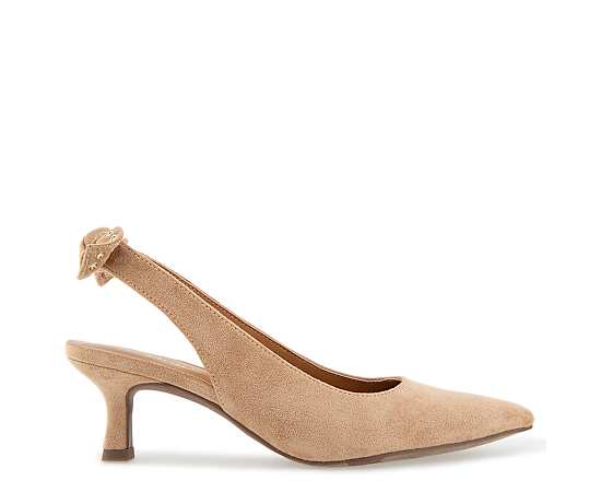 Womens Kensie Olympia Slingback Kitten Heels