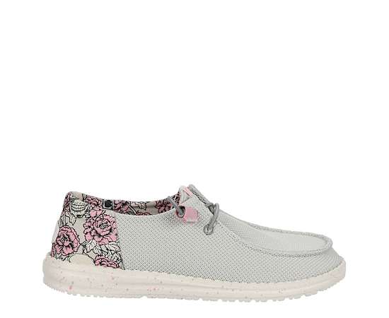 HEYDUDE-WOMENS WENDY FUNK ROSE SLIP ON SNEAKER