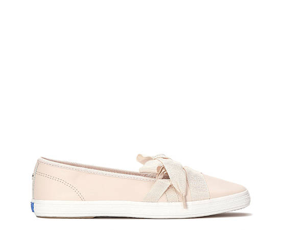 Keds Women's Square Toe Ballet Leather Sneakers in Blush size 11 - M