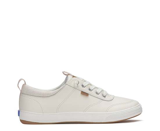 Keds Women's Center III Leather Slip On Sneakers in Snow White size 10 - W