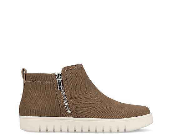 Journee Collection Women's Alita Comfort Ankle Sneaker Booties - Tan