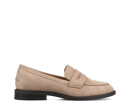 Journee Collection Brooks Womens Moc Closed Toe Loafers, 6 1/2 Medium, Beige