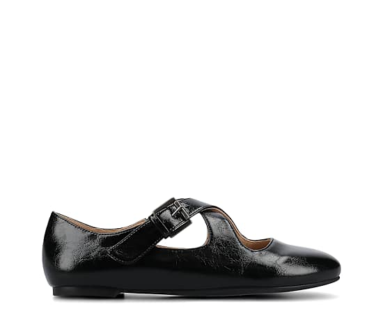 Journee Collection Ivanna Womens Almond Closed Toe Mary Jane Shoes, 9 Medium, Black
