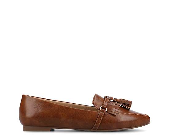 Journee Collection Jannah Womens Pointed Closed Toe Mary Jane Shoes, 10 Wide, Brown