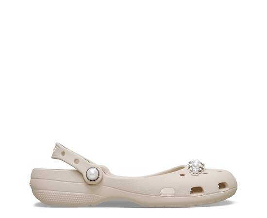 CROCS-WOMENS CLASSIC PEARLS BALLET CLOG