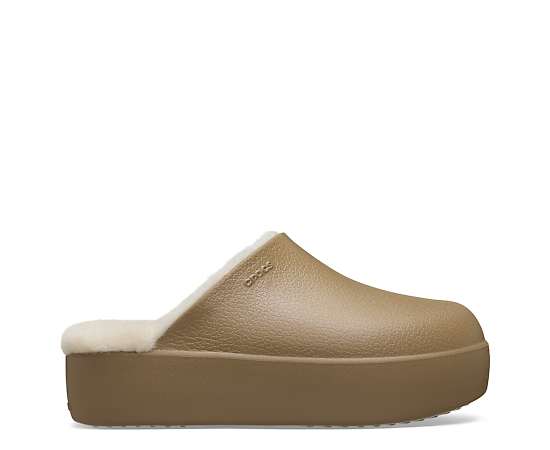CROCS-WOMENS DYLAN PLATFORM LINED CLOG