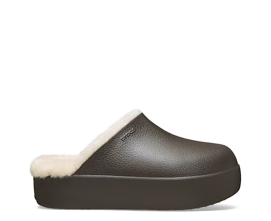 CROCS-WOMENS DYLAN PLATFORM LINED CLOG