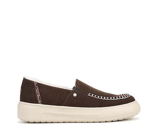 Blowfish Malibu Women's Seabright Slip-On Loafers - Brown Faux Suede
